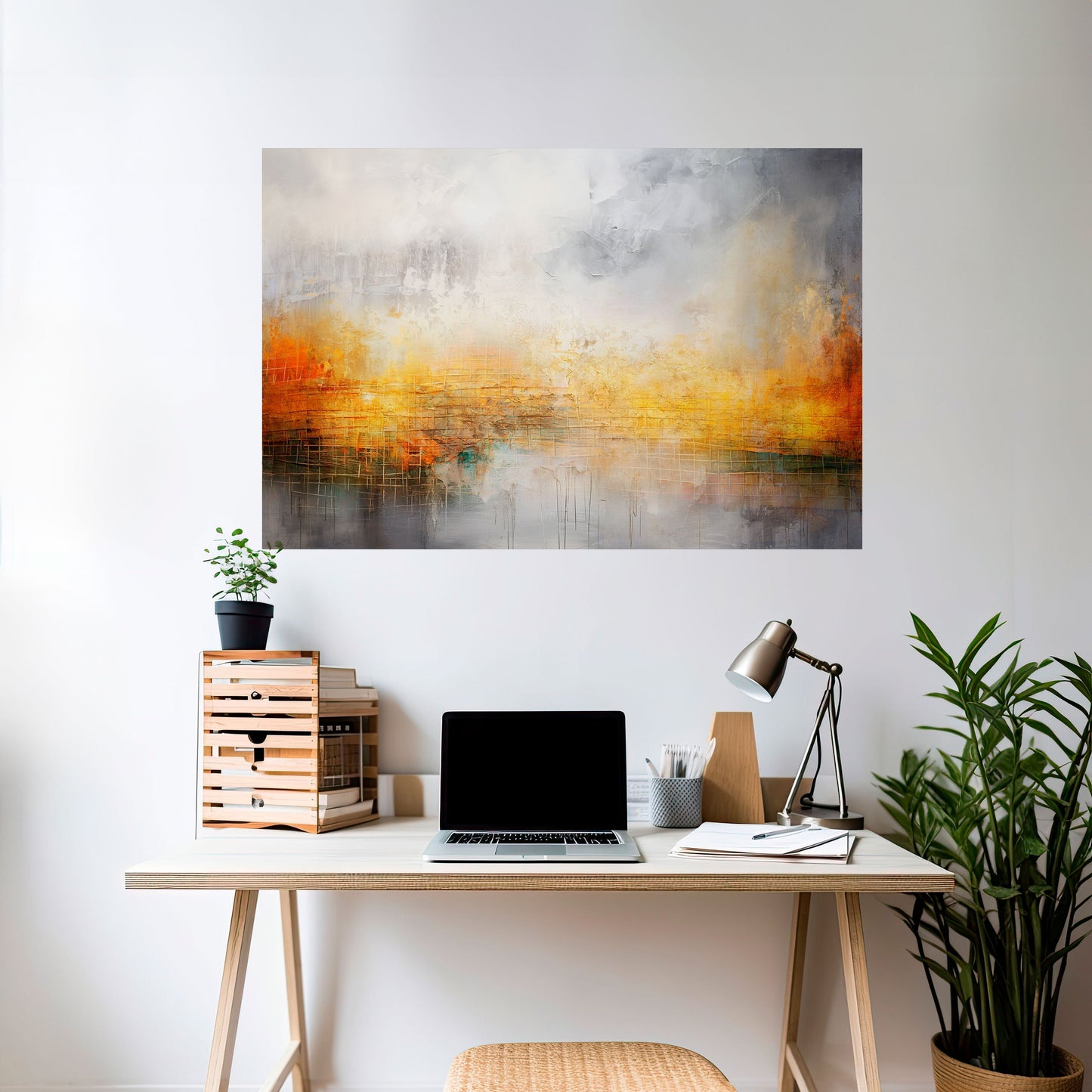 Poster orizzontale staccabile e attaccabile IMPRESSIONAL DAWN