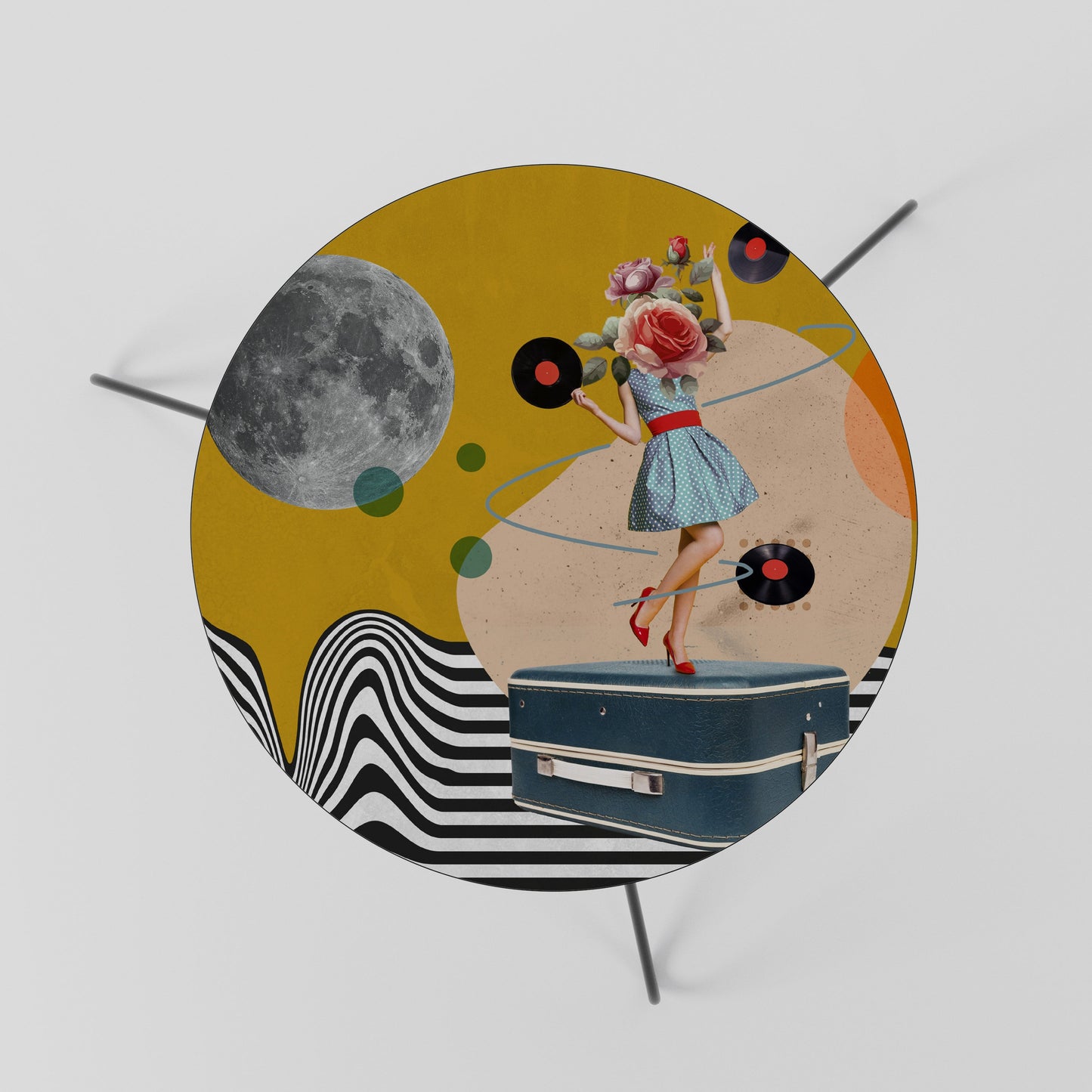 VINYL RETROSPECTION Coffee Table 60