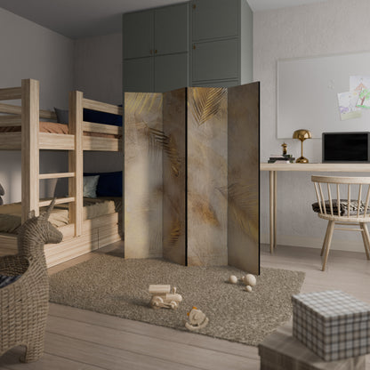 LEAVES OF SPLENDOR Divisorio decorativo per ambienti a 4 pannelli