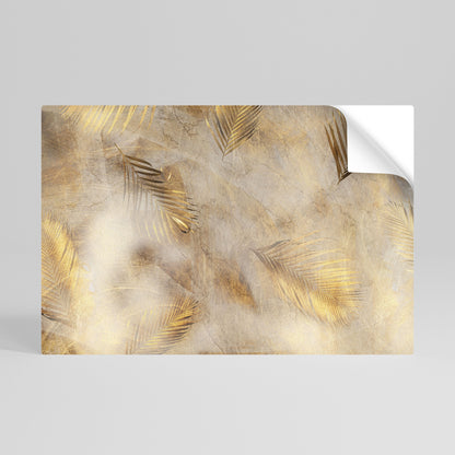 FOGLIE DI SPLENDORE Poster orizzontale staccabile e attaccabile