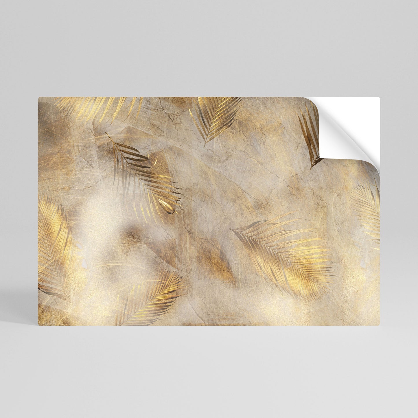 FOGLIE DI SPLENDORE Poster orizzontale staccabile e attaccabile