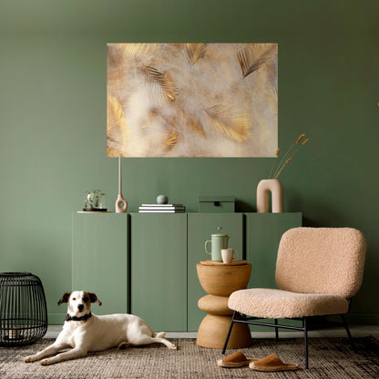 FOGLIE DI SPLENDORE Poster orizzontale staccabile e attaccabile