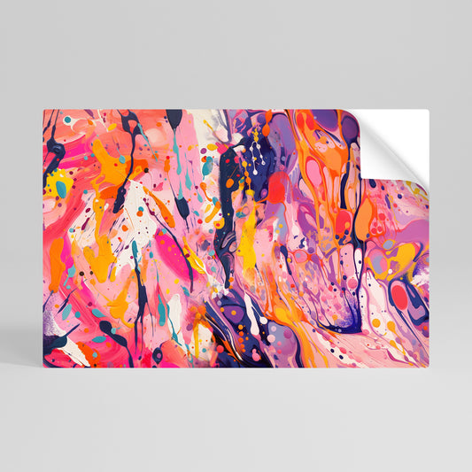 ECHI ESPRESSIVI Poster orizzontale staccabile e attaccabile