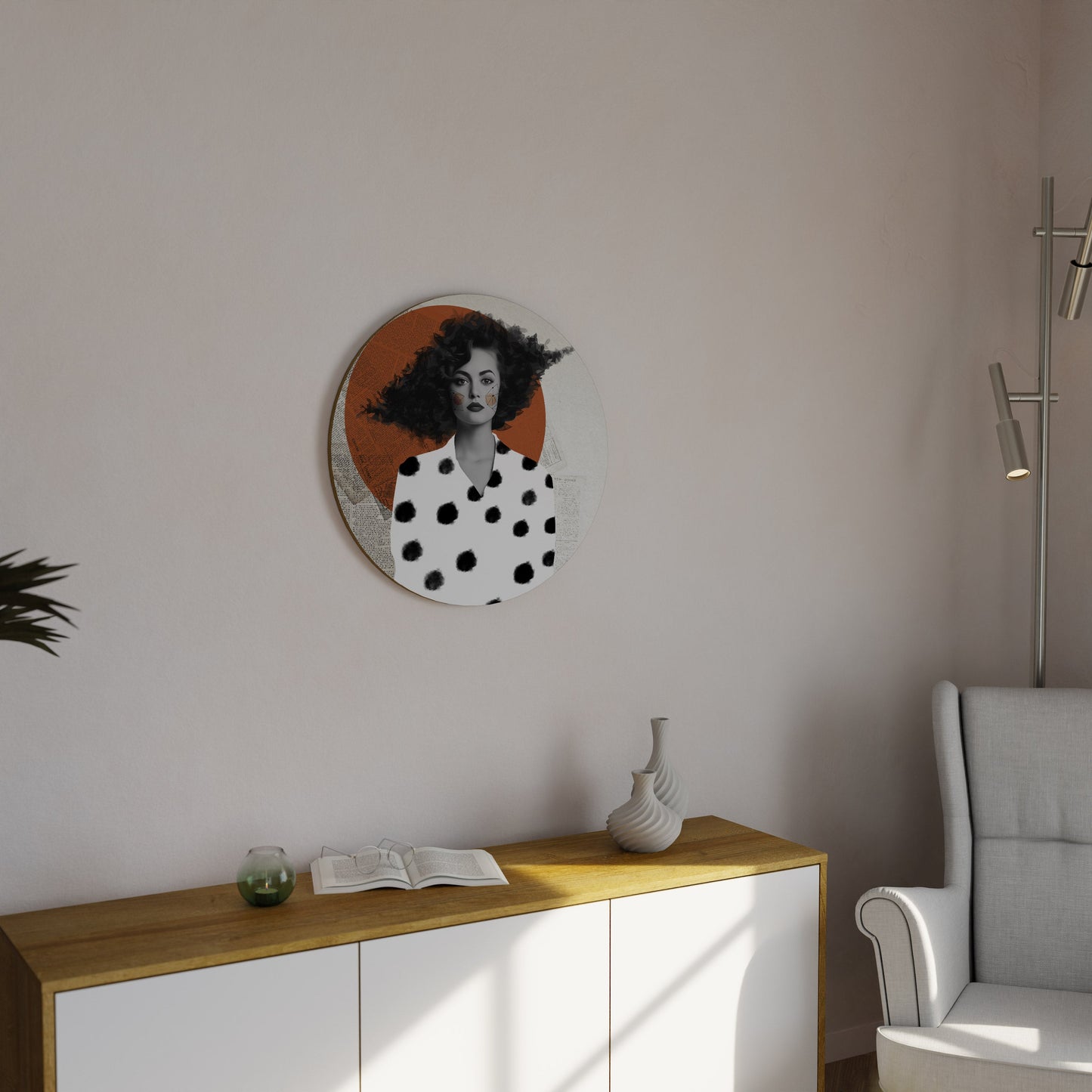 CLASSIC COOL DOTS Decorazione da Parete Rotonda
