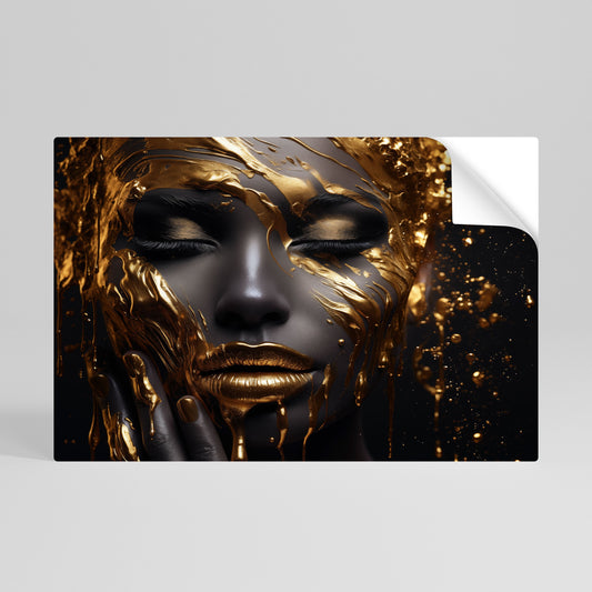 Poster orizzontale staccabile e attaccabile GOLDEN GODDESS