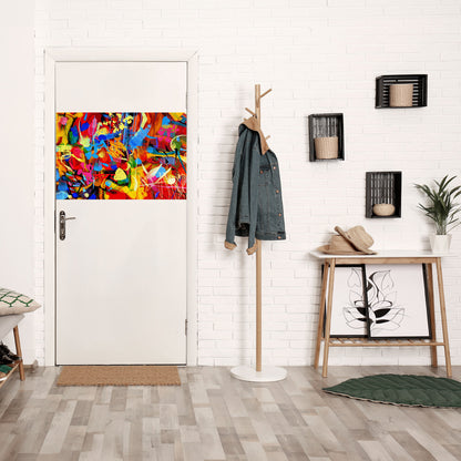 Poster orizzontale staccabile e attaccabile "ABSTRACT RHAPSODY"