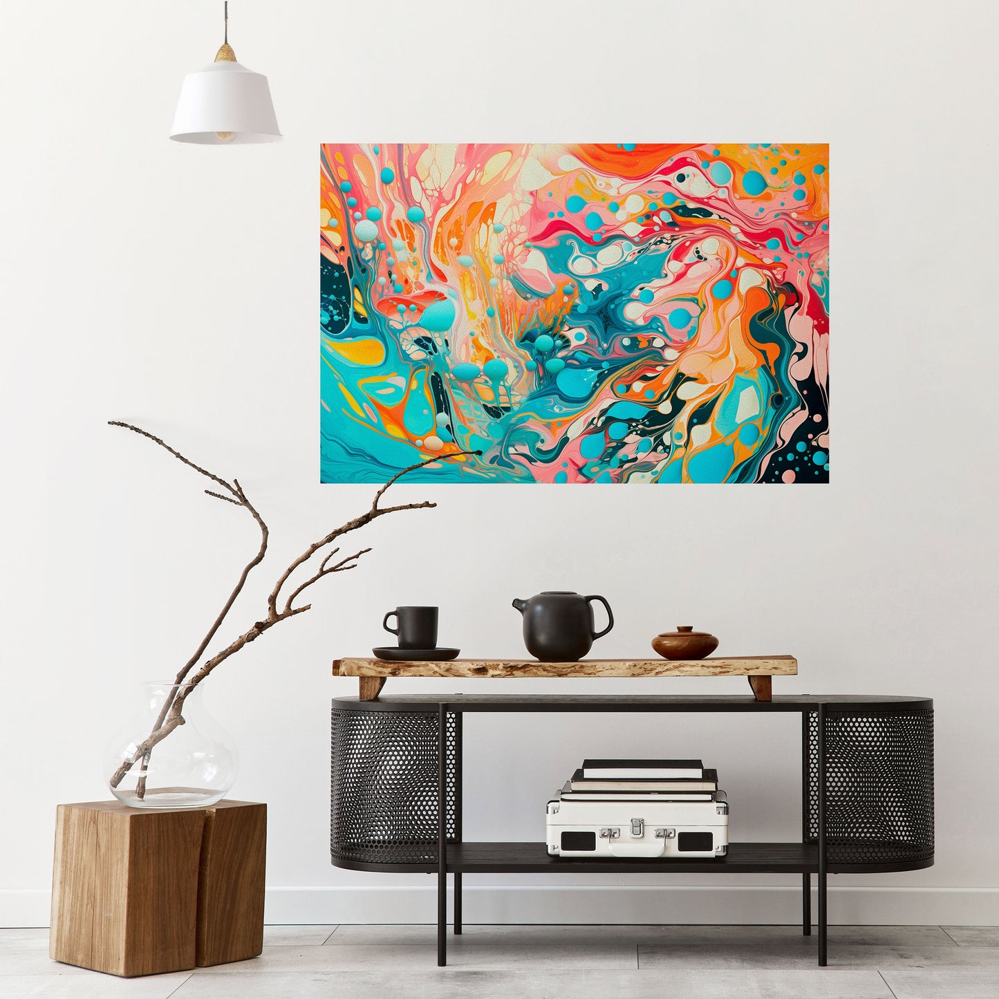 Poster orizzontale staccabile e attaccabile ARTISTIC ALCHEMY