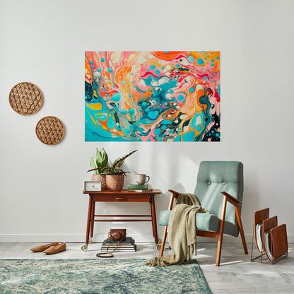 Poster orizzontale staccabile e attaccabile ARTISTIC ALCHEMY