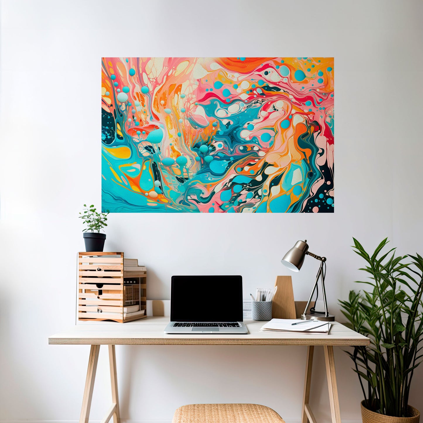 Poster orizzontale staccabile e attaccabile ARTISTIC ALCHEMY