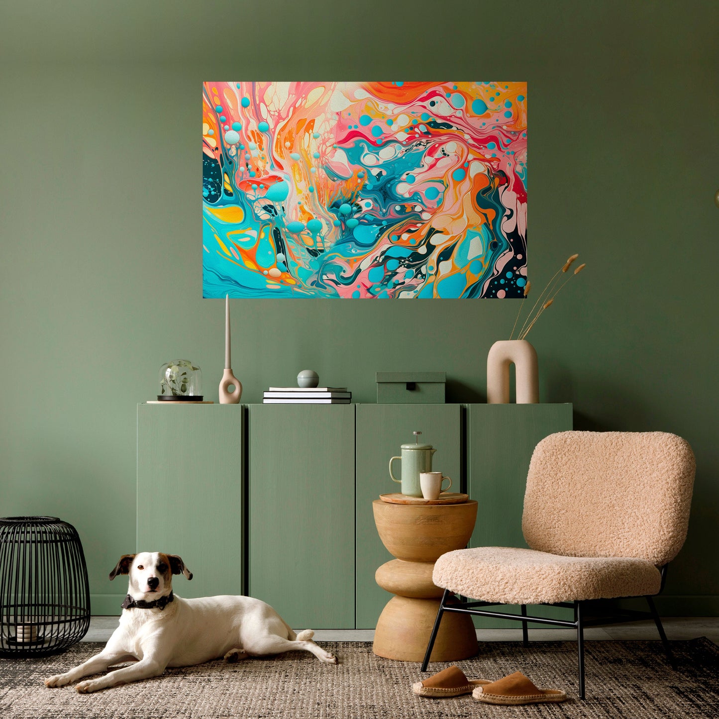 Poster orizzontale staccabile e attaccabile ARTISTIC ALCHEMY