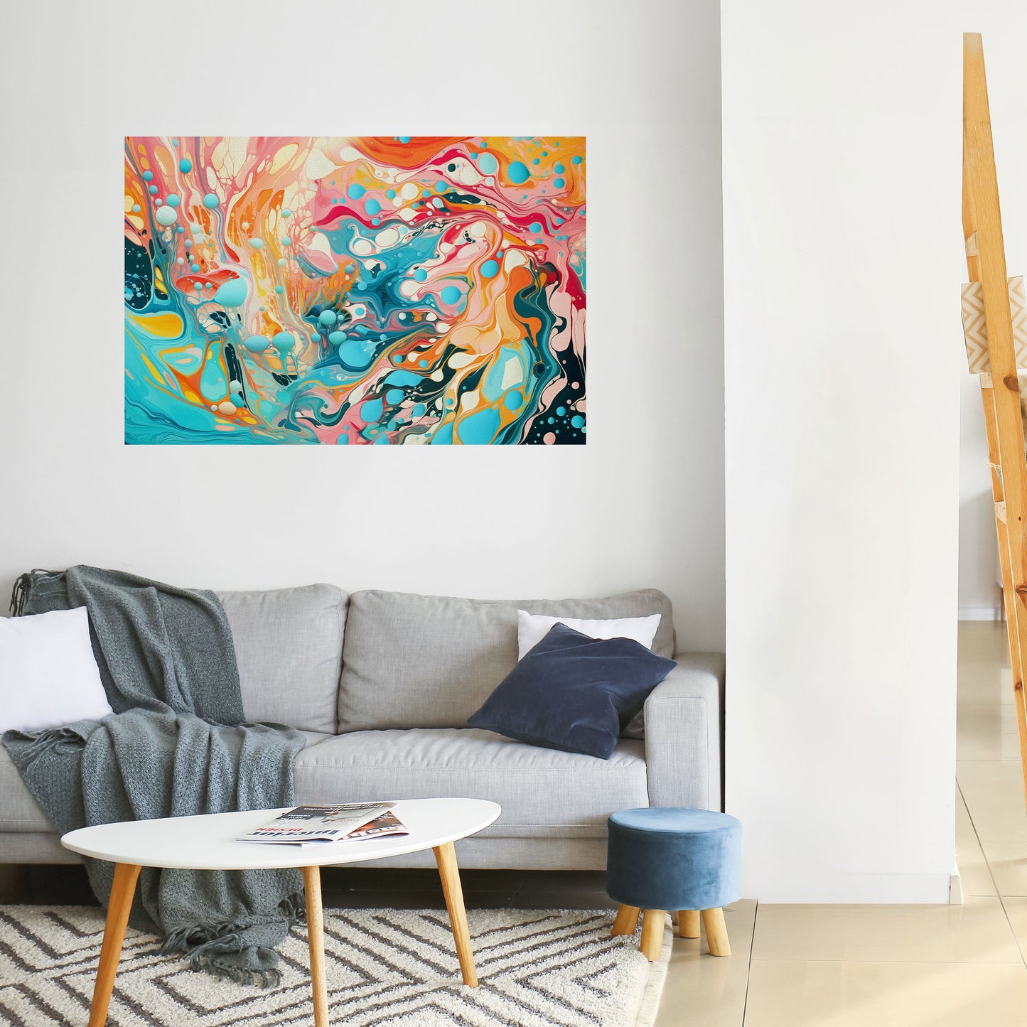 Poster orizzontale staccabile e attaccabile ARTISTIC ALCHEMY