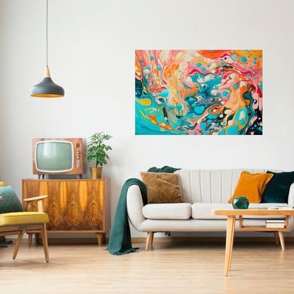 Poster orizzontale staccabile e attaccabile ARTISTIC ALCHEMY