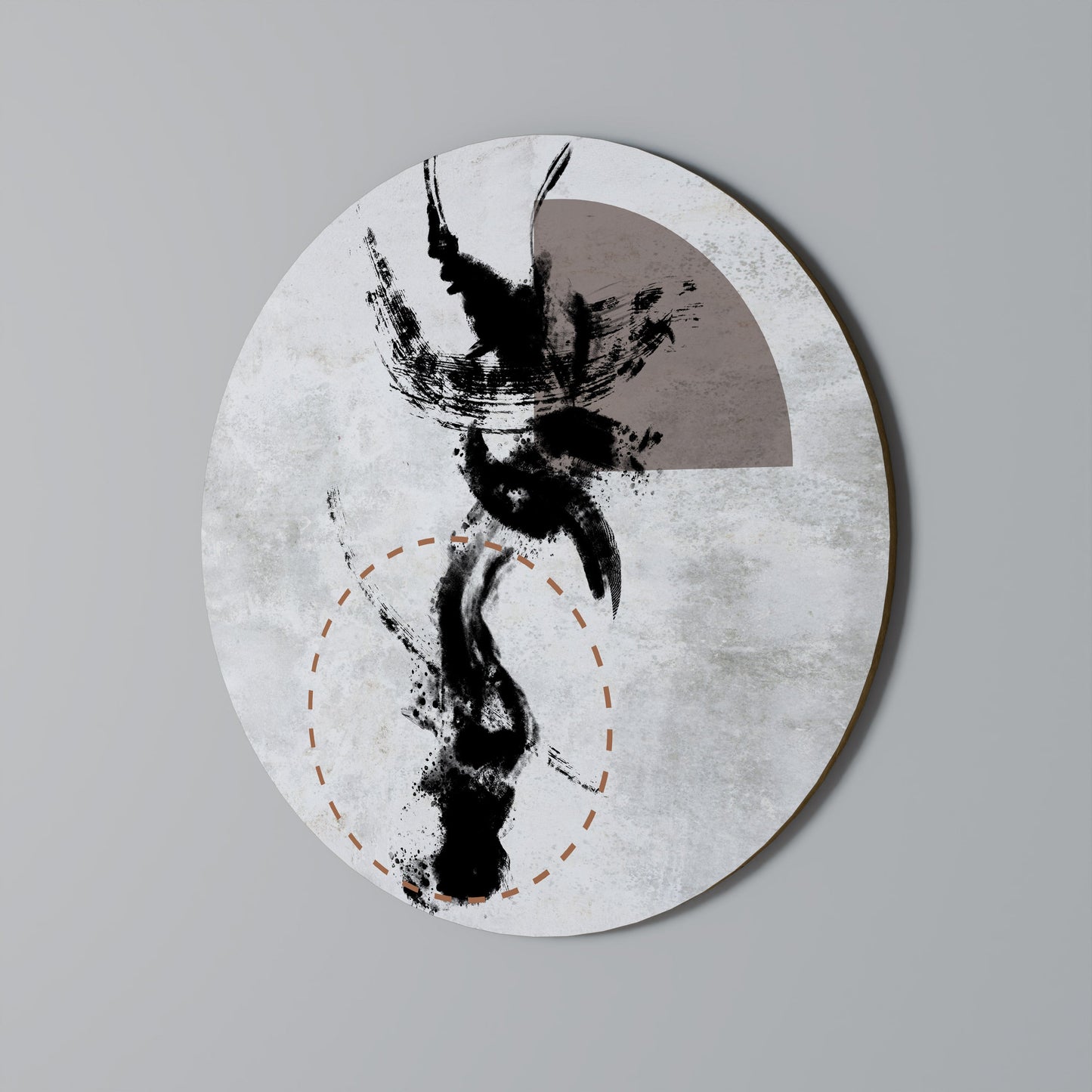 STAINS OF INTROSPECTION Decorazione da Parete Rotonda