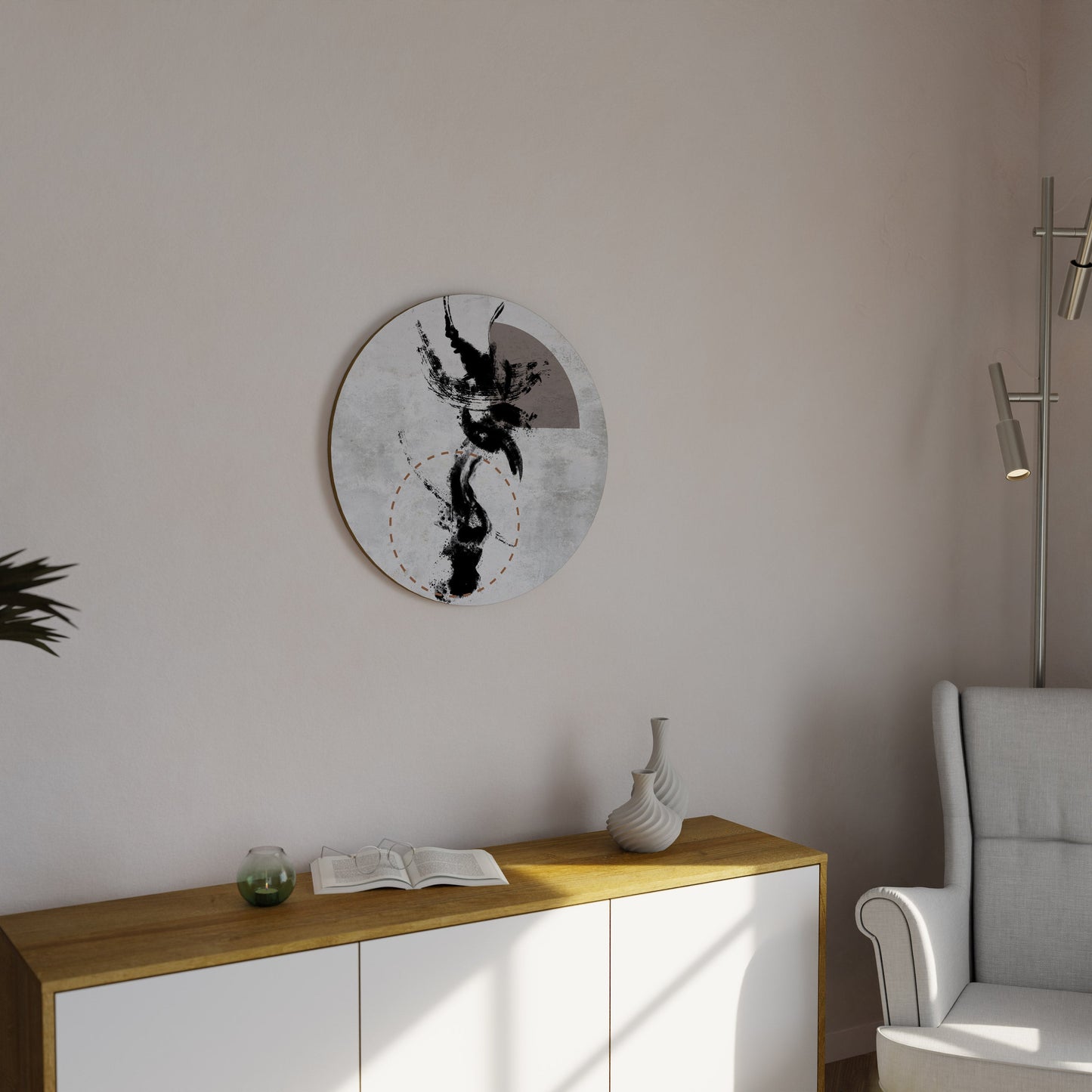 STAINS OF INTROSPECTION Decorazione da Parete Rotonda