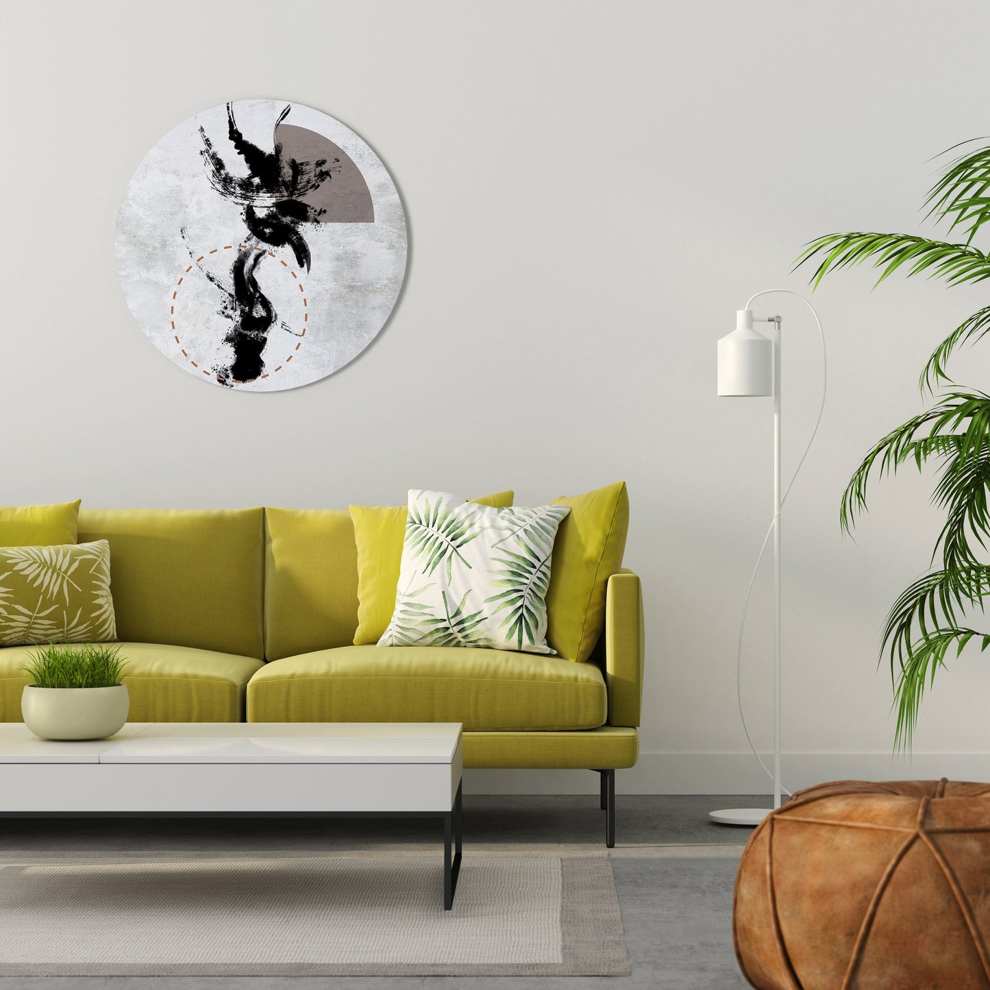 STAINS OF INTROSPECTION Decorazione da Parete Rotonda