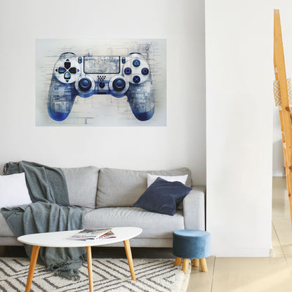 Poster orizzontale staccabile e attaccabile CYBER SCAPE PAD