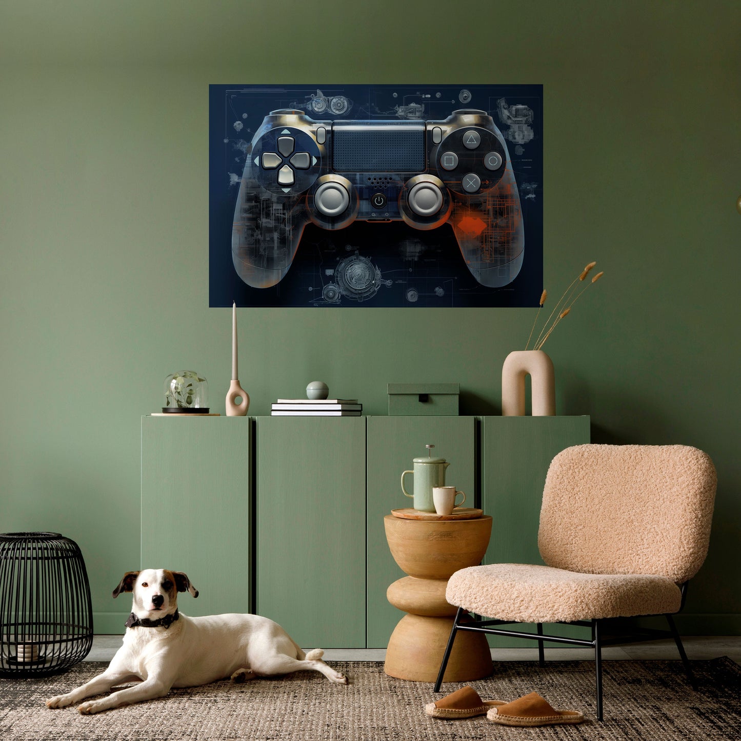 VIRTUAL VELOCITY PAD Poster orizzontale staccabile e attaccabile