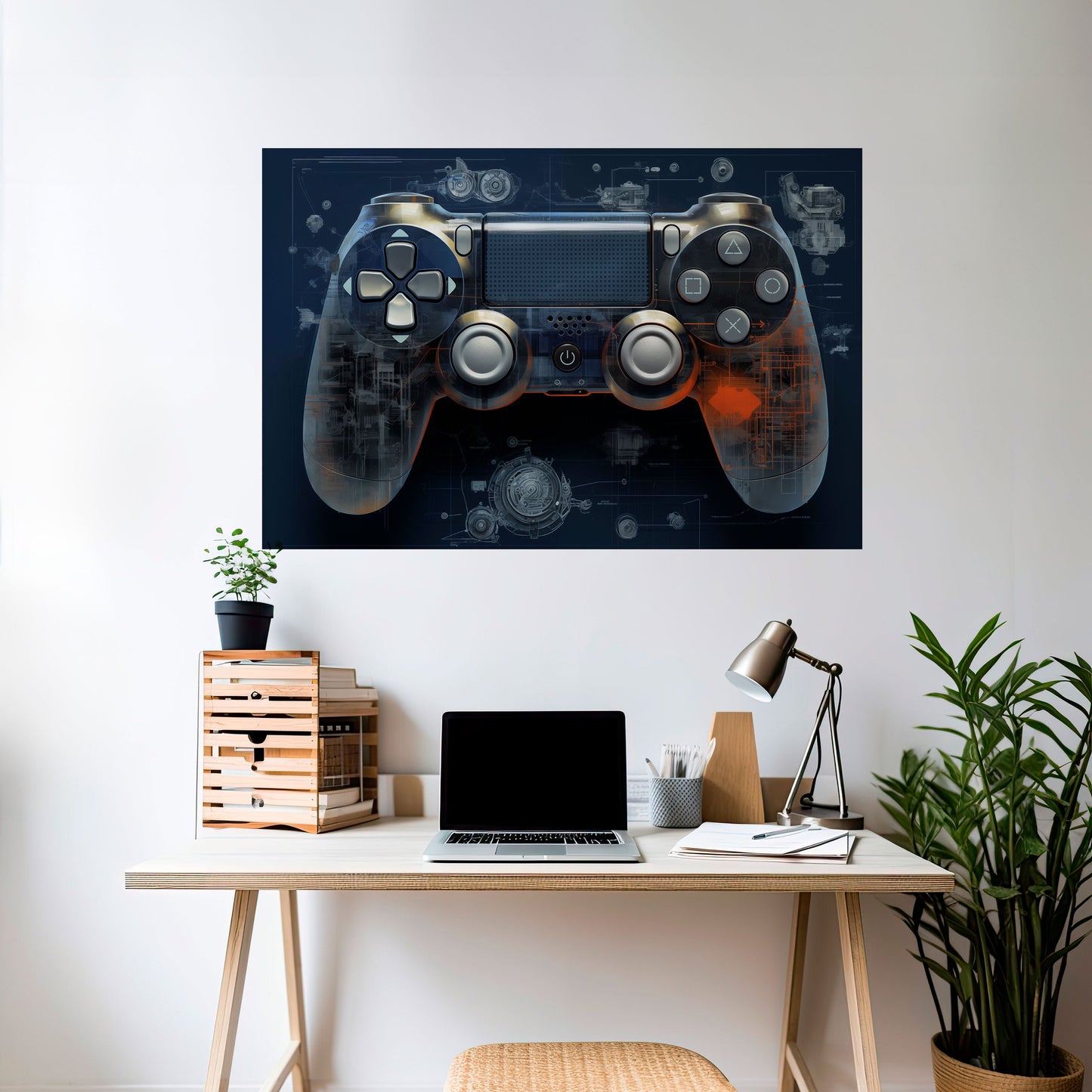 VIRTUAL VELOCITY PAD Poster orizzontale staccabile e attaccabile