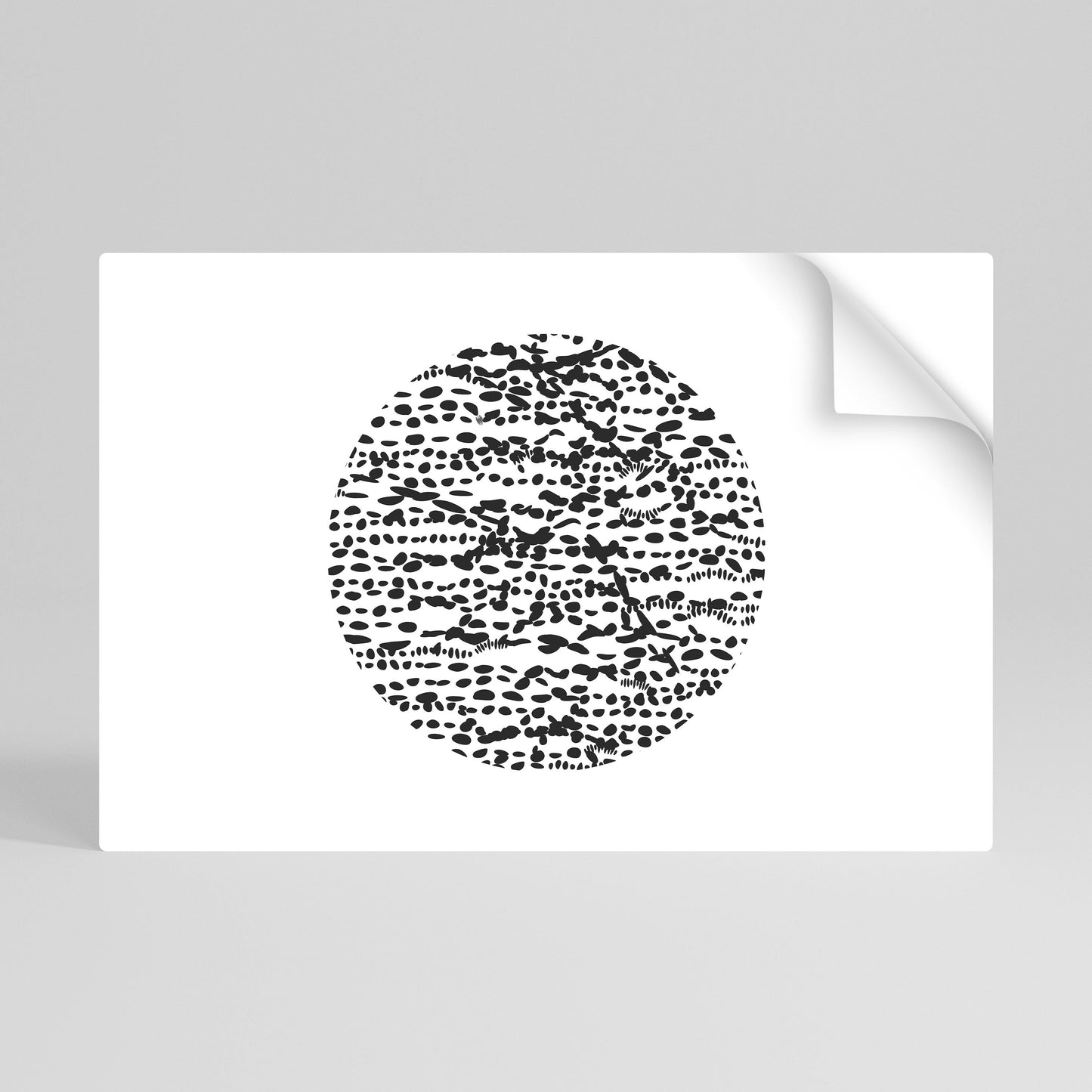 Poster orizzontale staccabile e attaccabile LUNAR LOOM