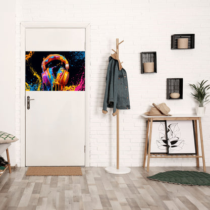 MUSIC IS MY EXTASY Peel and Stick Horizontal Poster