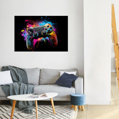 Poster orizzontale staccabile e attaccabile CYBERNETIC GAME