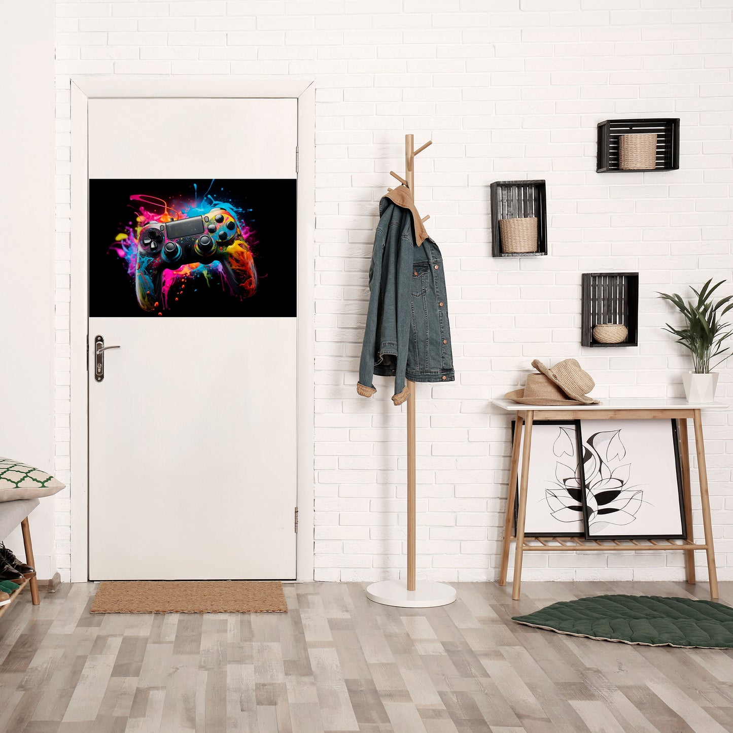 Poster orizzontale staccabile e attaccabile CYBERNETIC GAME