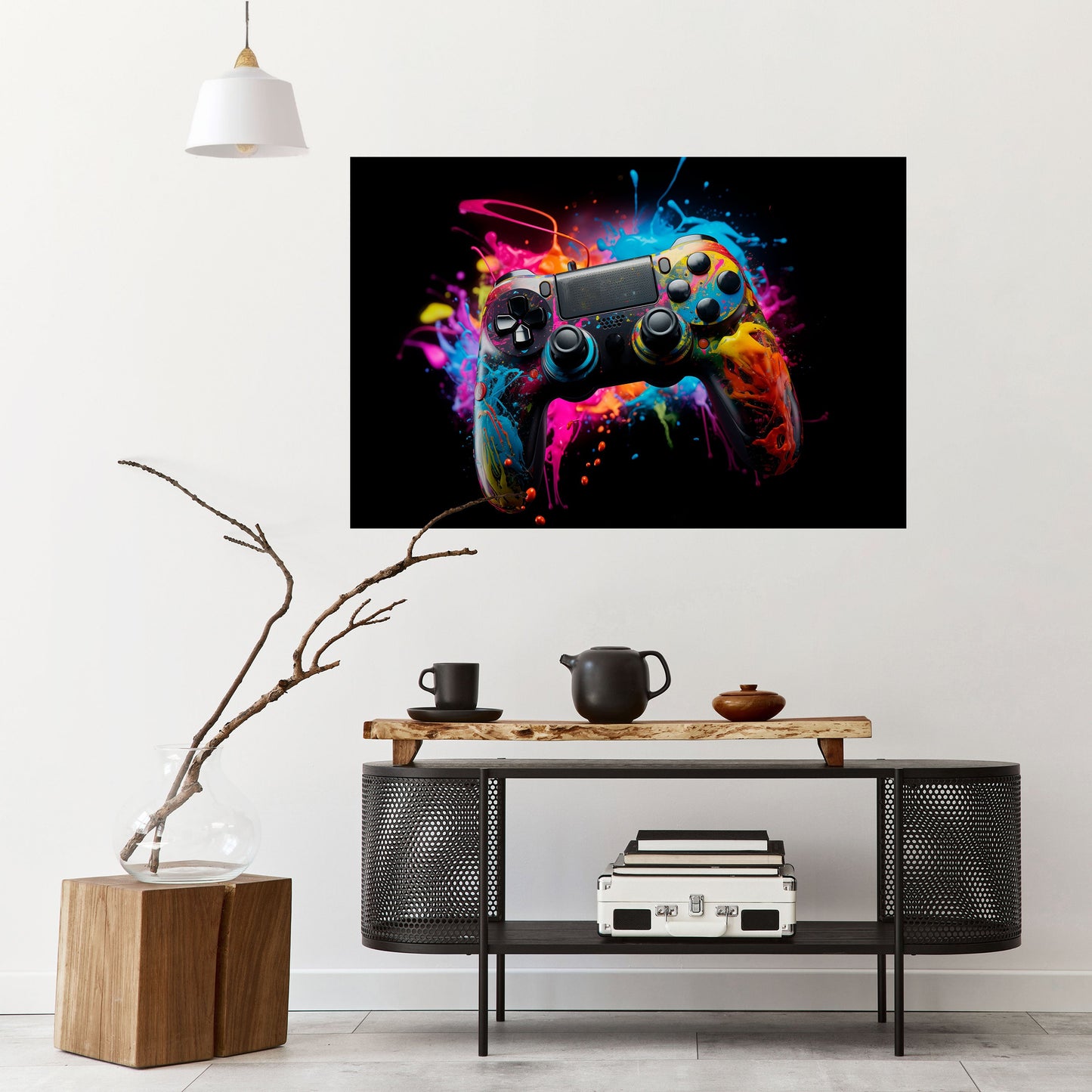 Poster orizzontale staccabile e attaccabile CYBERNETIC GAME