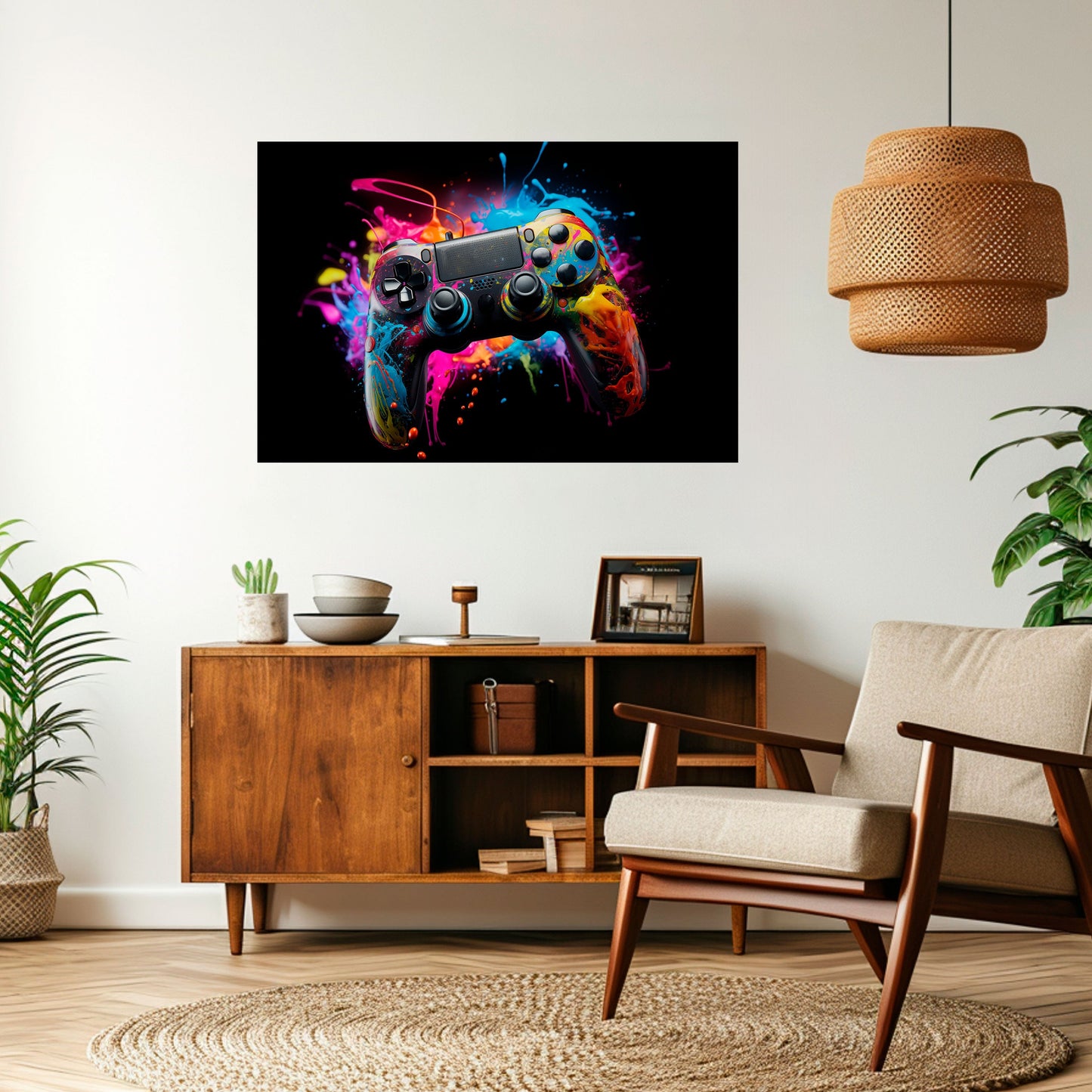 Poster orizzontale staccabile e attaccabile CYBERNETIC GAME