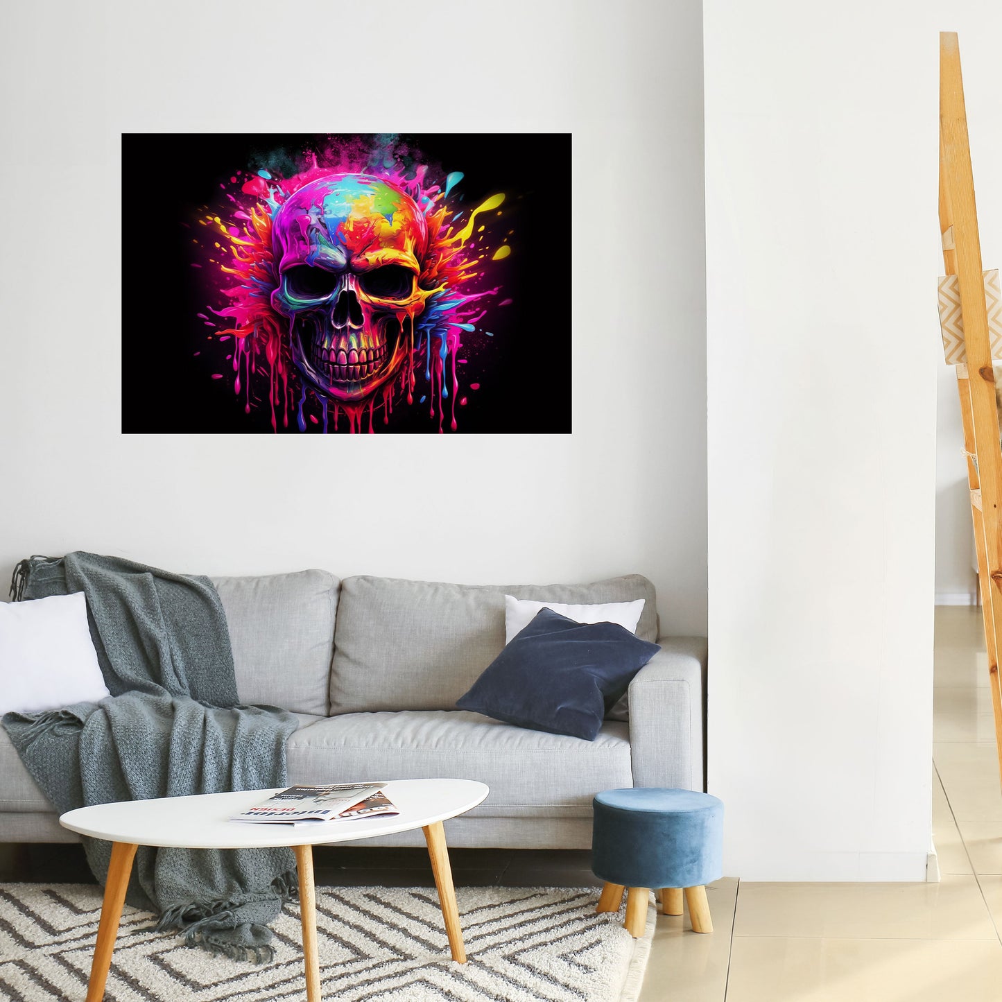 Poster orizzontale staccabile e attaccabile di SKULL QUEST