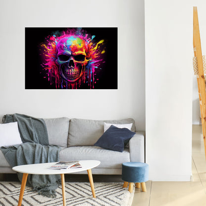 Poster orizzontale staccabile e attaccabile di SKULL QUEST