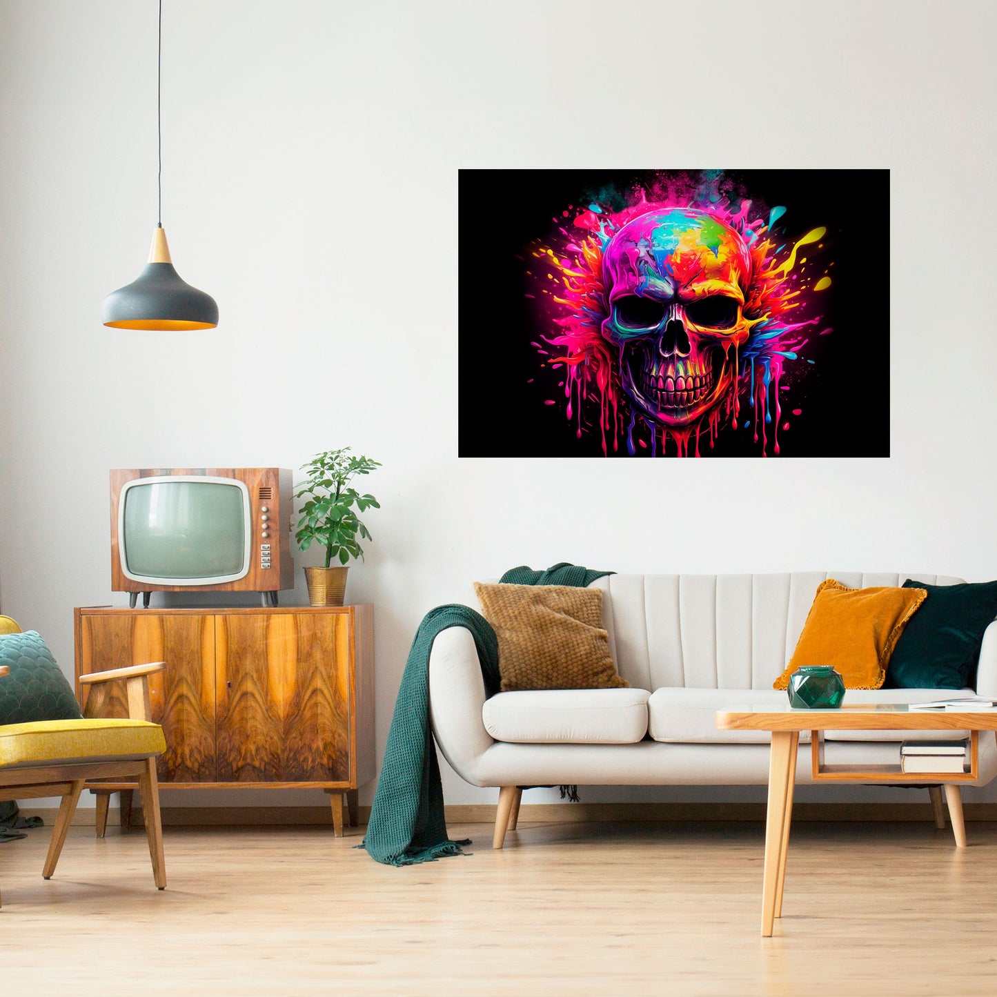 Poster orizzontale staccabile e attaccabile di SKULL QUEST