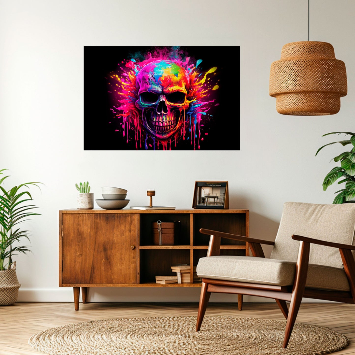 Poster orizzontale staccabile e attaccabile di SKULL QUEST