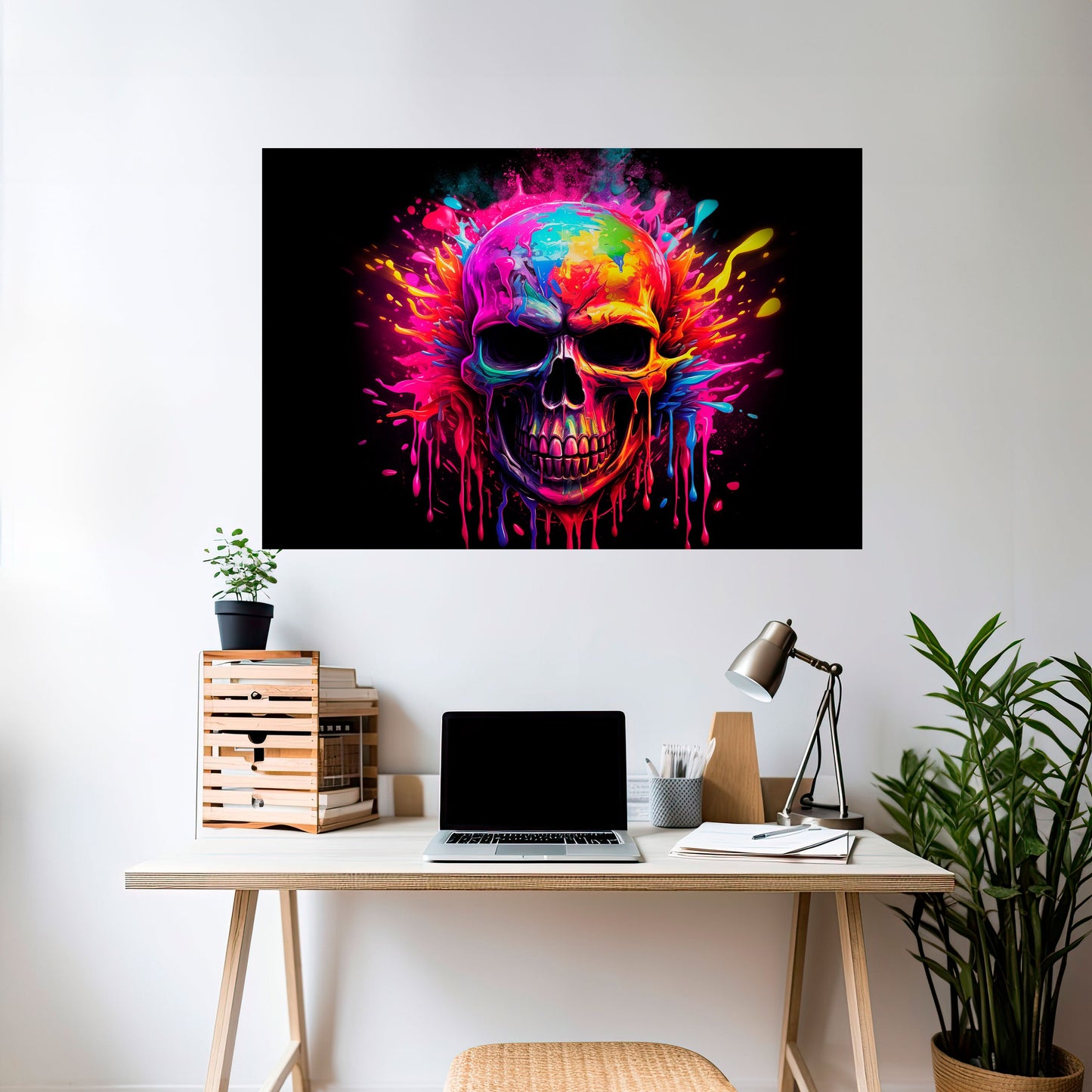 Poster orizzontale staccabile e attaccabile di SKULL QUEST