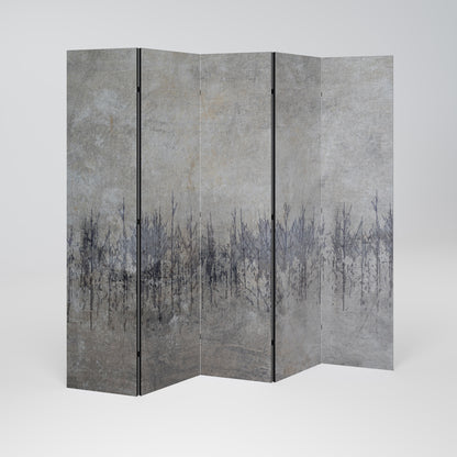 GHOSTS OF NATURE Divisorio decorativo per ambienti a 5 pannelli