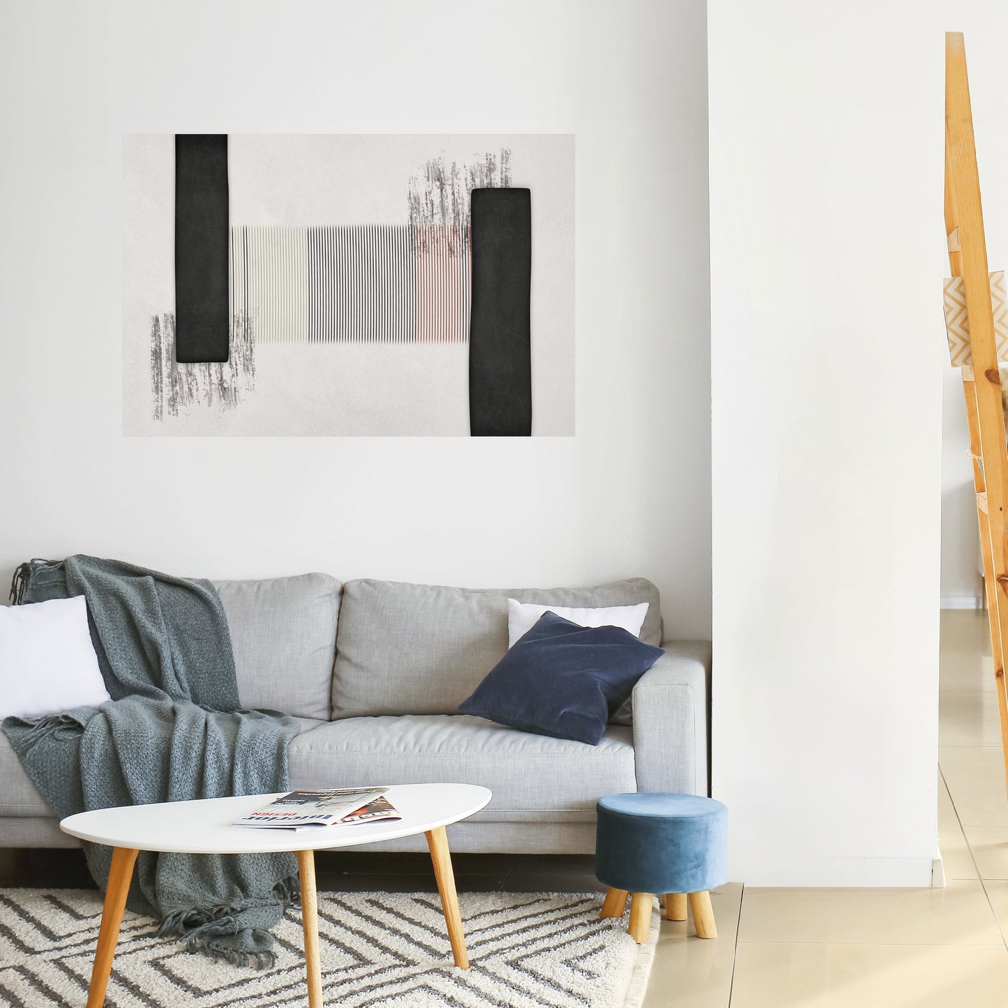 OBDYDIAN PRELUDE Peel and Stick Horizontal Poster