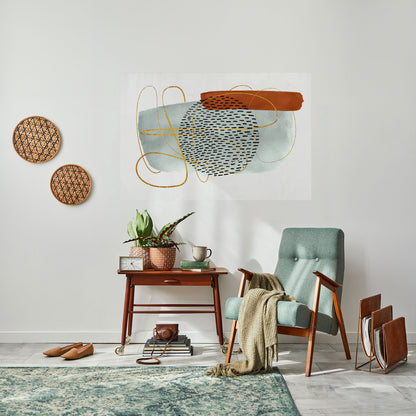 WRAPPED IN FORM Peel and Stick Horizontal Poster