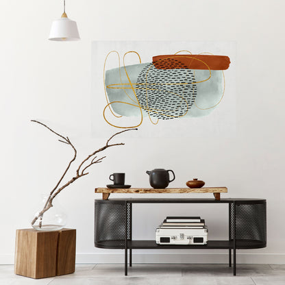 WRAPPED IN FORM Peel and Stick Horizontal Poster