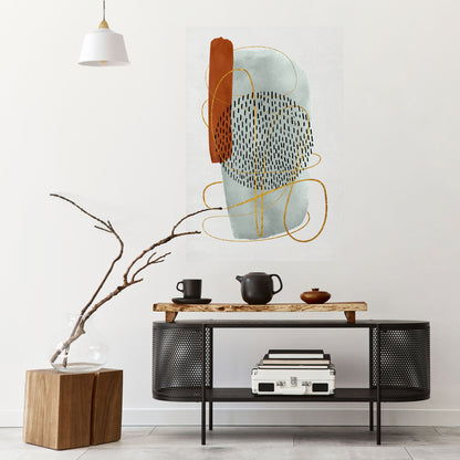 WRAPPED IN FORM Peel and Stick Vertical Poster