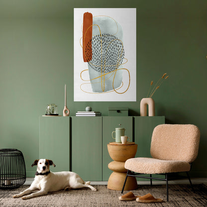 WRAPPED IN FORM Peel and Stick Vertical Poster