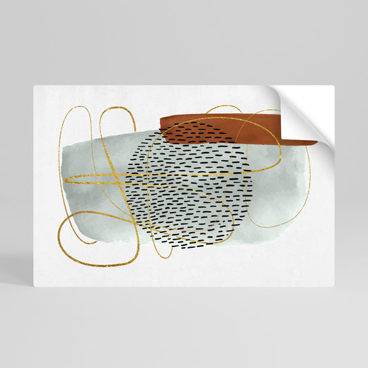 WRAPPED IN FORM Peel and Stick Horizontal Poster