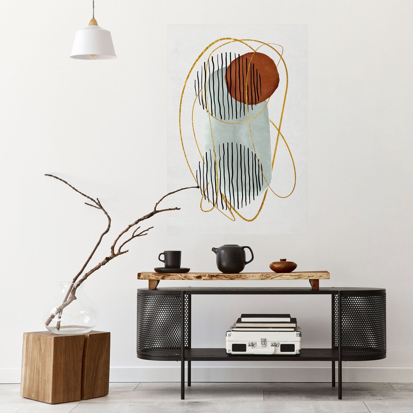 WRAPPED IN MOULD Peel and Stick Vertical Poster