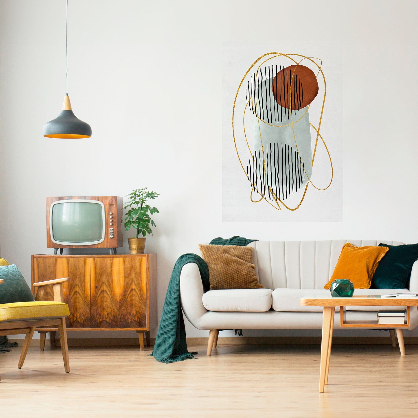 WRAPPED IN MOULD Peel and Stick Vertical Poster