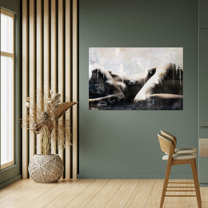 WAIST OF TIME Peel and Stick Horizontal Poster