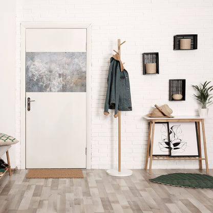 WHITE WHISPER Peel and Stick Horizontal Poster