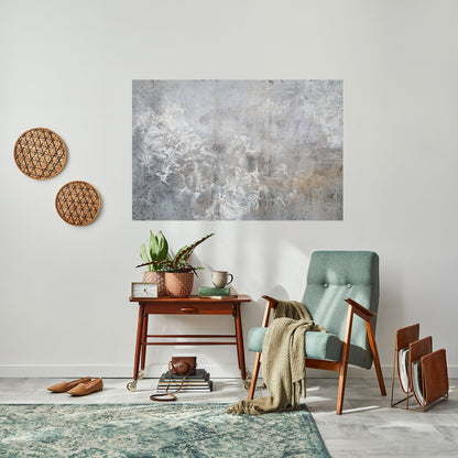 WHITE WHISPER Peel and Stick Horizontal Poster