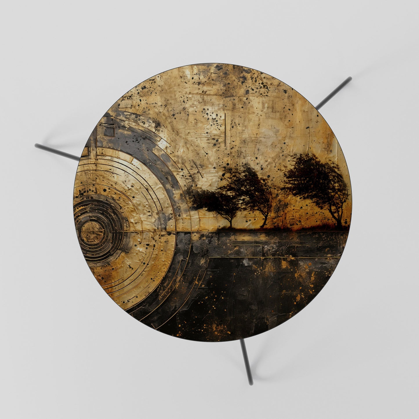 COPPERY EARTHQUAKE Coffee Table 60