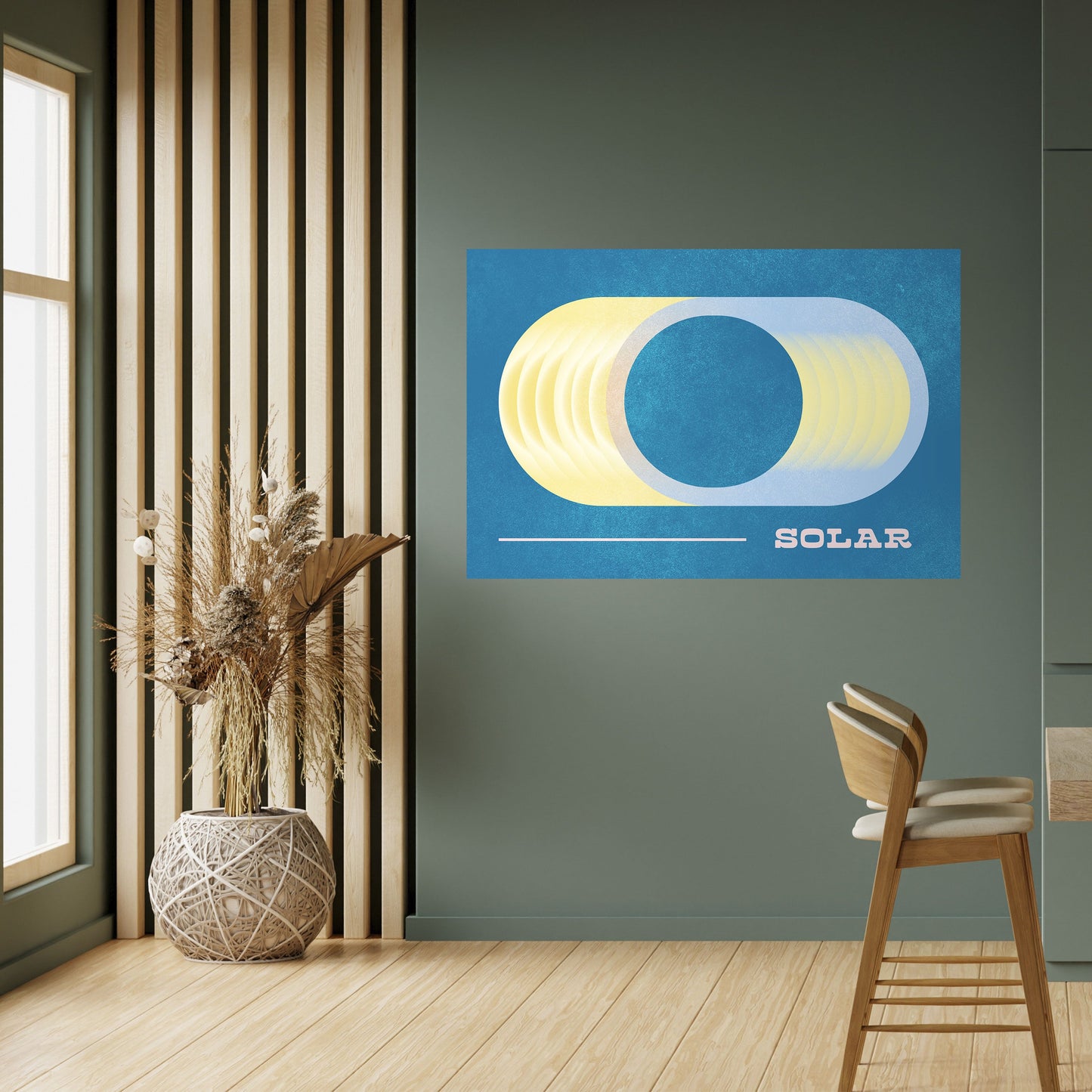 SOLAR APERTURE Peel and Stick Horizontal Poster