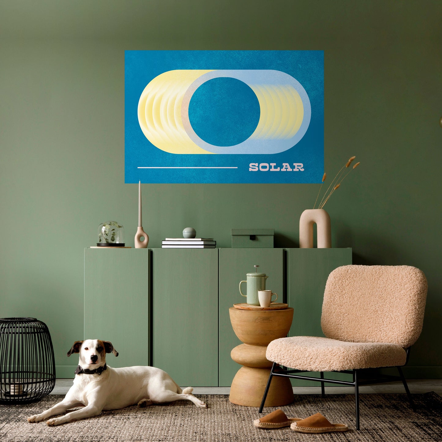 SOLAR APERTURE Peel and Stick Horizontal Poster