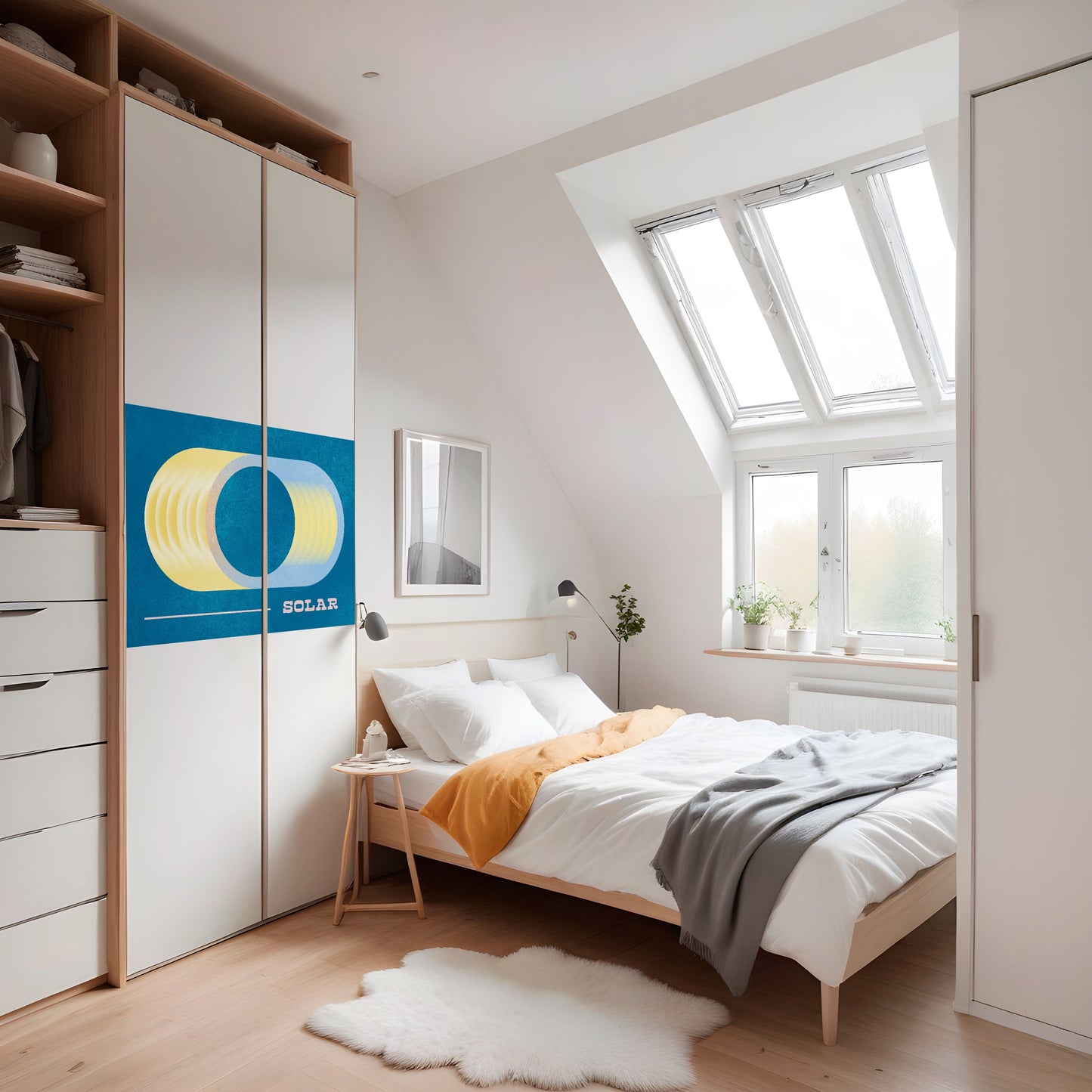 SOLAR APERTURE Peel and Stick Horizontal Poster