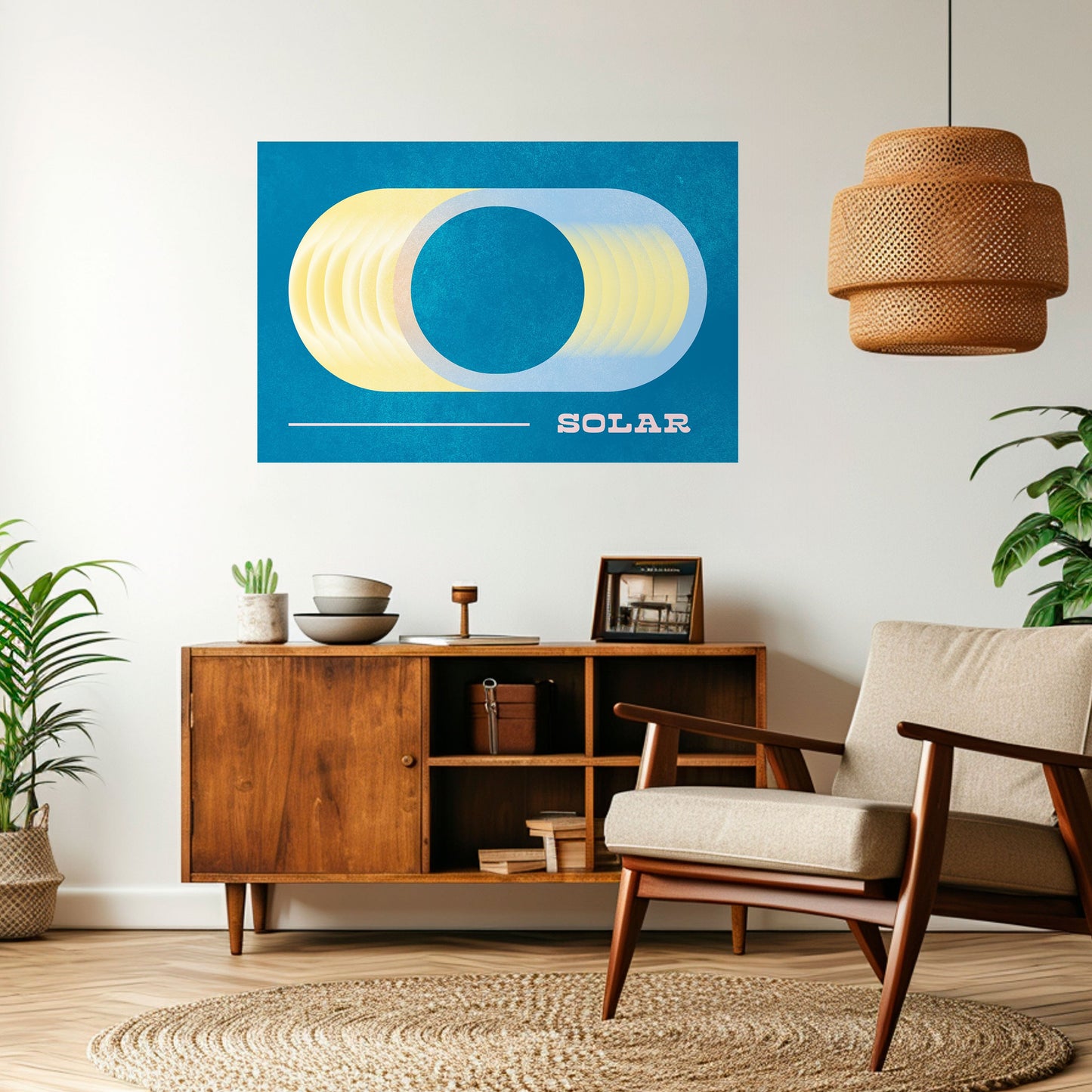 SOLAR APERTURE Peel and Stick Horizontal Poster
